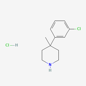 4-(3-Chlorophenyl)-4-methylpiperidine hydrochloride