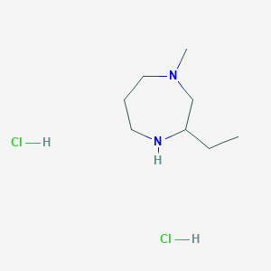 3-Ethyl-1-methyl-1,4-diazepane dihydrochloride