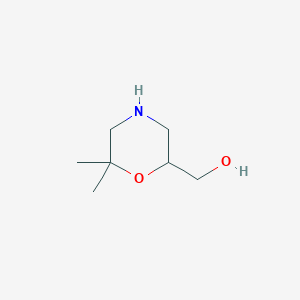 (6,6-Dimethylmorpholin-2-yl)methanol