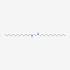 molecular formula C30H64N2 B14339555 N~1~,N~2~-Dimethyl-N~1~,N~2~-ditridecylethane-1,2-diamine CAS No. 98093-38-0