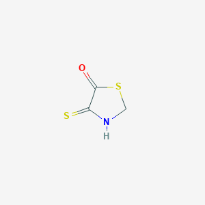 molecular formula C3H3NOS2 B14339579 4-Sulfanylidene-1,3-thiazolidin-5-one CAS No. 94811-15-1