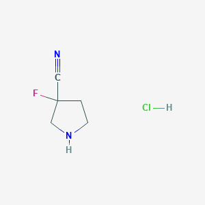 3-Cyano-3-fluoropyrrolidine hcl