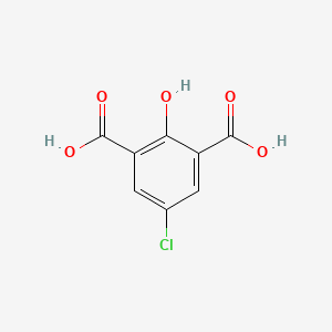 5-Chloro-2-hydroxybenzene-1,3-dicarboxylic acid