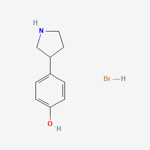 4-(Pyrrolidin-3-yl)phenol hydrobromide