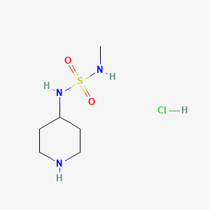 Methyl[(piperidin-4-yl)sulfamoyl]amine hydrochloride