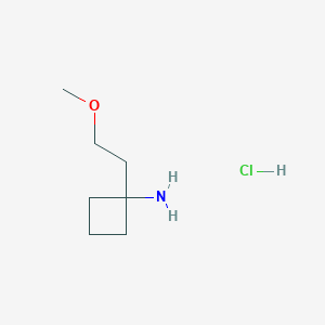 1-(2-Methoxyethyl)cyclobutan-1-amine hydrochloride
