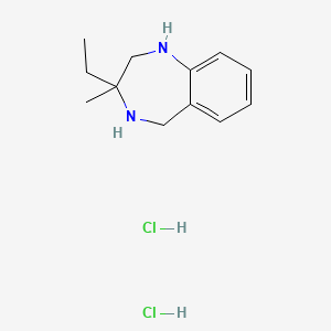 3-ethyl-3-methyl-2,3,4,5-tetrahydro-1H-1,4-benzodiazepine dihydrochloride