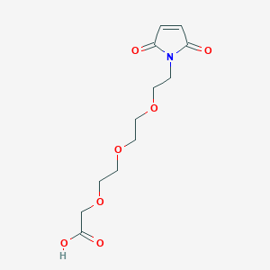 molecular formula C12H17NO7 B1434002 Mal-PEG3-CH2COOH CAS No. 518044-38-7