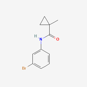 molecular formula C11H12BrNO B14340041 N-(3-Bromophenyl)-1-methylcyclopropane-1-carboxamide CAS No. 102587-30-4