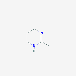 molecular formula C5H8N2 B14340071 2-Methyl-1,4-dihydropyrimidine CAS No. 101854-80-2
