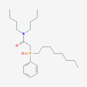 molecular formula C24H42NO2P B14340124 N,N-Dibutyl-2-[octyl(phenyl)phosphoryl]acetamide CAS No. 102867-82-3