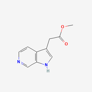 molecular formula C10H10N2O2 B1434017 Methyl 2-{1H-pyrrolo[2,3-c]pyridin-3-yl}acetate CAS No. 1803571-59-6