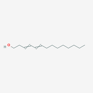 molecular formula C14H26O B14340176 Tetradeca-3,5-dien-1-ol CAS No. 102488-79-9