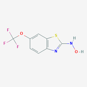 molecular formula C8H5F3N2O2S B143402 N-Hydroxy Riluzole CAS No. 179070-90-7
