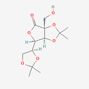 2C-Hydroxymethyl-2,3:5,6-di-O-isopropylidene-L-gulono-1,4-lactone
