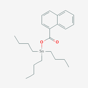 molecular formula C23H34O2Sn B14340221 Tributyl[(naphthalene-1-carbonyl)oxy]stannane CAS No. 93674-02-3