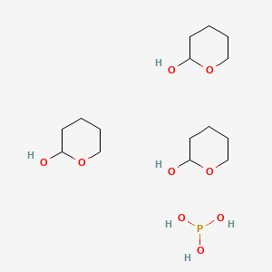 molecular formula C15H33O9P B14340261 Oxan-2-ol;phosphorous acid CAS No. 94883-69-9