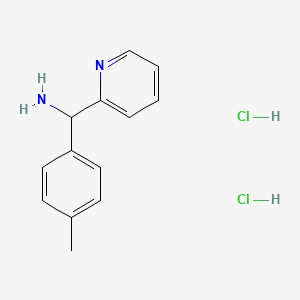 (4-Methylphenyl)(pyridin-2-yl)methanamine dihydrochloride