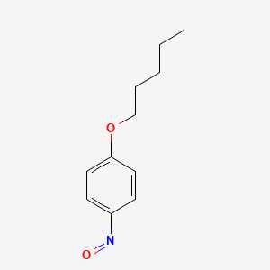 molecular formula C11H15NO2 B14340334 p-Nitrosophenyl pentyl ether CAS No. 100690-33-3