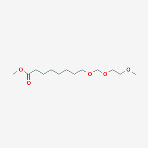 molecular formula C13H26O5 B14340391 Methyl 8-[(2-methoxyethoxy)methoxy]octanoate CAS No. 106673-30-7