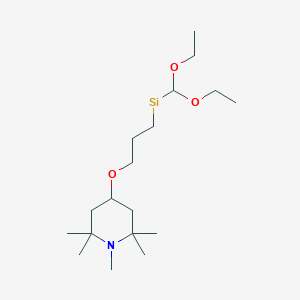 molecular formula C18H37NO3Si B14340405 CID 19376281 