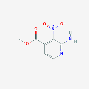 molecular formula C7H7N3O4 B1434044 Methyl 2-amino-3-nitropyridine-4-carboxylate CAS No. 1803592-31-5