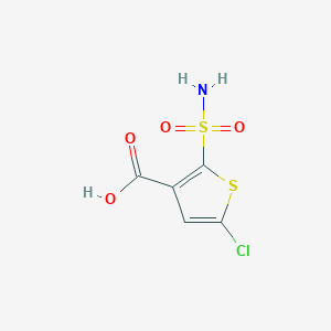5-Chloro-2-sulfamoylthiophene-3-carboxylic acid