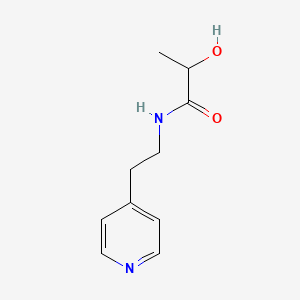 2-hydroxy-N-[2-(pyridin-4-yl)ethyl]propanamide