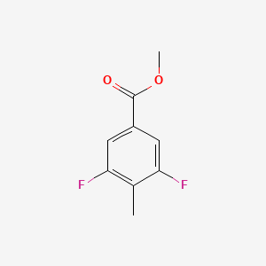 molecular formula C9H8F2O2 B1434054 Methyl 3,5-difluoro-4-methylbenzoate CAS No. 1806321-10-7