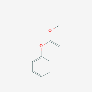 molecular formula C10H12O2 B14340618 [(1-Ethoxyethenyl)oxy]benzene CAS No. 102069-99-8