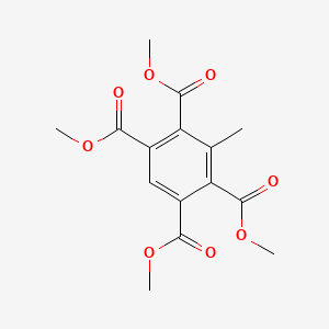 molecular formula C15H16O8 B14340699 Tetramethyl 3-methylbenzene-1,2,4,5-tetracarboxylate CAS No. 94807-91-7