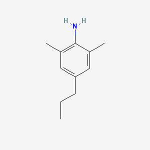 molecular formula C11H17N B14340751 2,6-Dimethyl-4-propylaniline CAS No. 93359-87-6