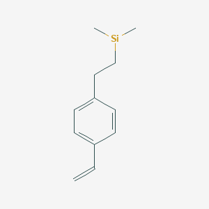 molecular formula C12H17Si B14340766 CID 78060772 