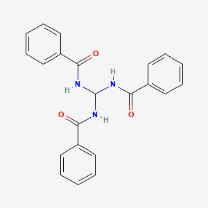 molecular formula C22H19N3O3 B14340818 N,N',N''-Methanetriyltribenzamide CAS No. 106404-83-5