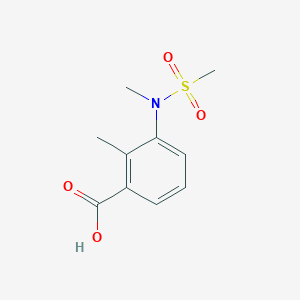 2-Methyl-3-[methyl(methylsulfonyl)amino]benzoic acid