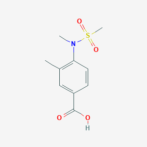 3-Methyl-4-[methyl(methylsulfonyl)amino]benzoic acid