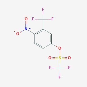 4-Nitro-3-(trifluoromethyl)phenyl trifluoromethanesulphonate