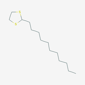 molecular formula C14H28S2 B14340954 2-Undecyl-1,3-dithiolane CAS No. 103383-70-6
