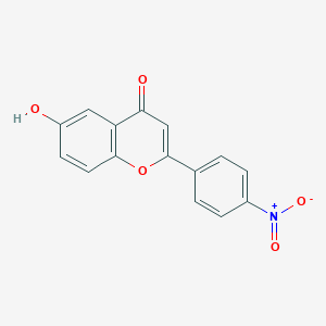 molecular formula C15H9NO5 B014341 Nitrogenistein CAS No. 39679-60-2