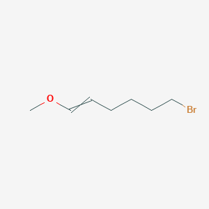 molecular formula C7H13BrO B14341008 6-Bromo-1-methoxyhex-1-ene CAS No. 104413-33-4