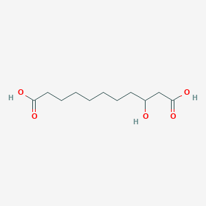 molecular formula C11H20O5 B14341019 3-Hydroxyundecanedioic acid CAS No. 103810-56-6