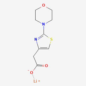Lithium 2-(2-morpholinothiazol-4-yl)acetate