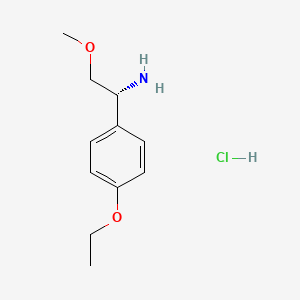 (1R)-1-(4-ethoxyphenyl)-2-methoxyethan-1-amine hydrochloride