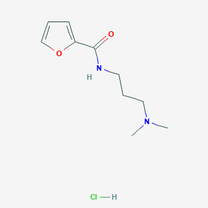 N-[3-(dimethylamino)propyl]furan-2-carboxamide hydrochloride