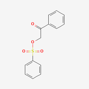 molecular formula C14H12O4S B14341181 2-Oxo-2-phenylethyl benzenesulfonate CAS No. 98475-06-0