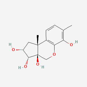 molecular formula C14H18O5 B14341183 Nordeoxynivalenol C CAS No. 103776-40-5