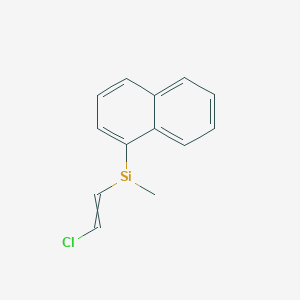molecular formula C13H12ClSi B14341185 (2-Chloroethenyl)(methyl)(naphthalen-1-yl)silyl CAS No. 93395-53-0