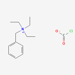 molecular formula C14H22ClNO2 B14341232 N-Benzyl-N,N-diethylethanaminium carbonochloridate CAS No. 106542-73-8