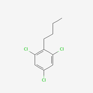 molecular formula C10H11Cl3 B14341243 2-Butyl-1,3,5-trichlorobenzene CAS No. 93242-61-6