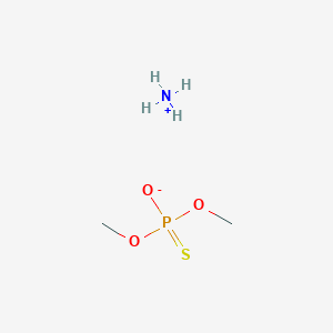 molecular formula C₂H₁₀NO₃PS B143413 Ammonium O,O-dimethyl thiophosphate CAS No. 40633-14-5